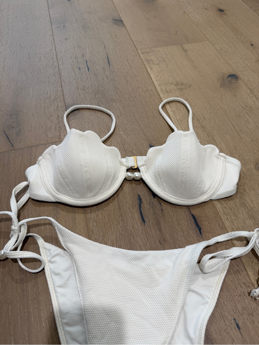 L Space Sunrise Seashell Beaded Bikini - Picture 3 of 7